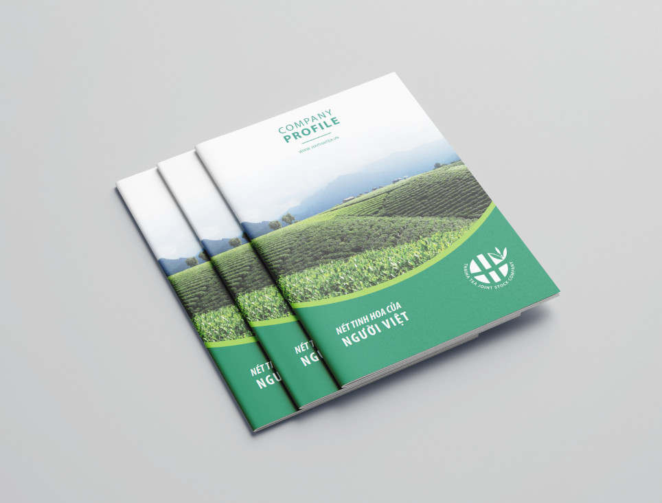 THIẾT KẾ PROFILE CÔNG TY CHÈ THÁI NGUYEN THƯƠNG HIỆU HÀ THÁI